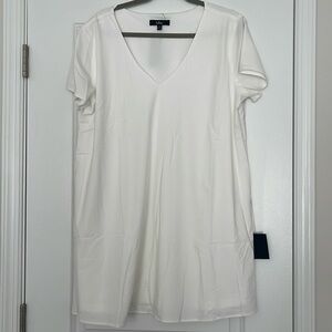 White tshirt dress Lulus size XL